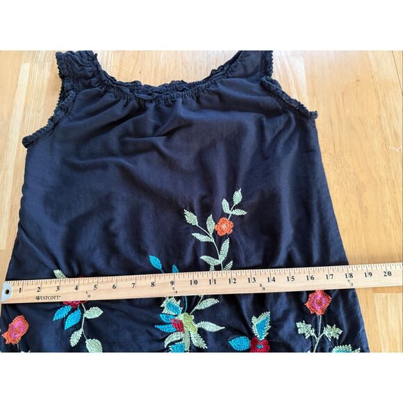 “Peek Aren’t You Curious Girls Embroidered Cotton Tunic Dress – SZ XXL - Picture 8 of 10